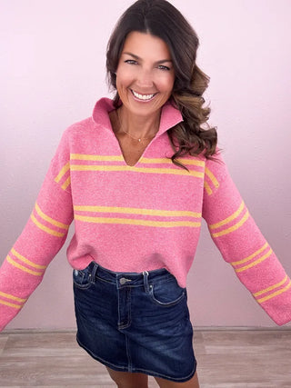 RISEN Mid Rise Denim Skirt