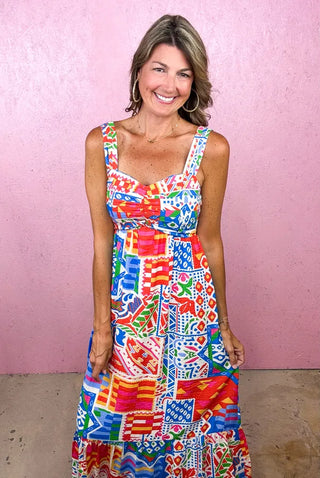 Want it All Vibrant Maxi Dress