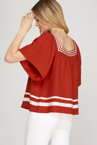 Everyday Rally Top (Red)