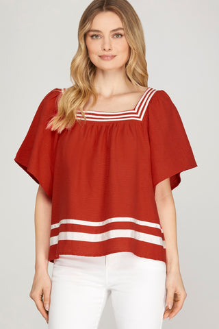 Everyday Rally Top (Red)
