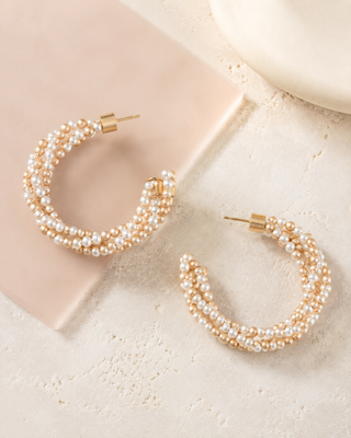 Champagne Style Earrings