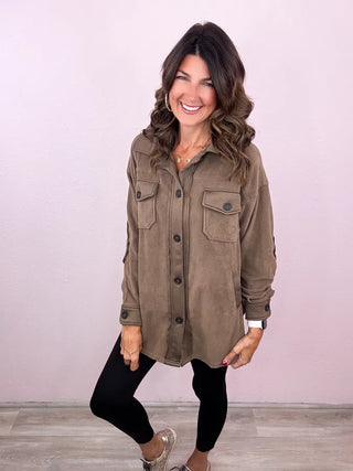 Oversized Fleece Shacket