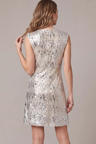 Starlit Soirée Sequin Mini Dress - Shimmer