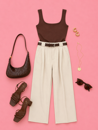 Fifth Avenue Pants (Ecru)