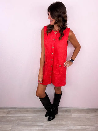 In Season Suede Dress