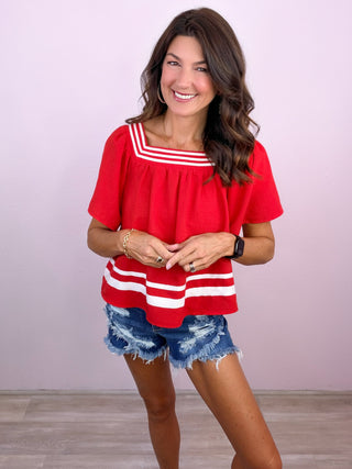 Everyday Rally Top (Red)