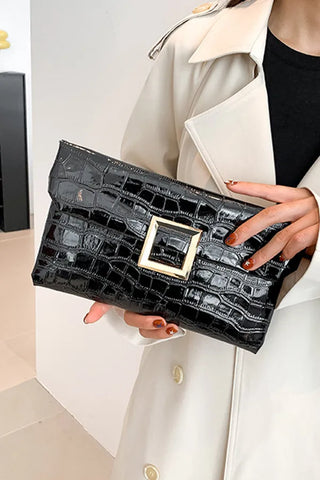 Vegan Leather Clutch Bag