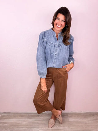 Updated Style Denim Top