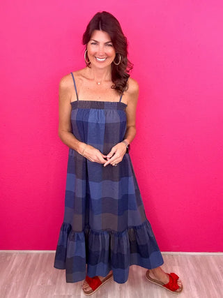 Cue The Charm Midi Dress