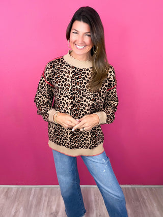 Wild for Winter Sweater Top - LIMITED!