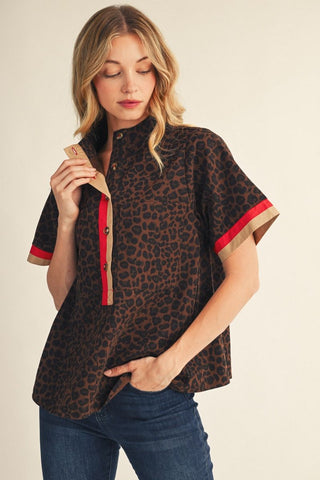 Wild Card Top (Brown)