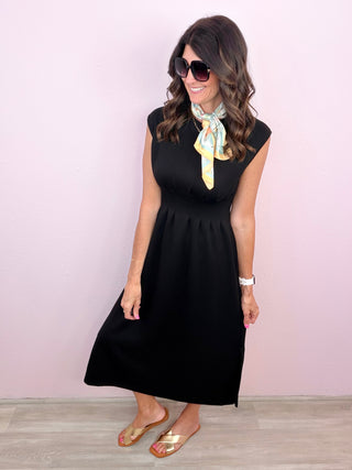 Elevated Throw On Midi Dress