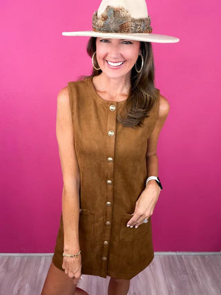 In Season Suede Dress