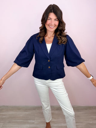 Power Move Puff Sleeve Blazer