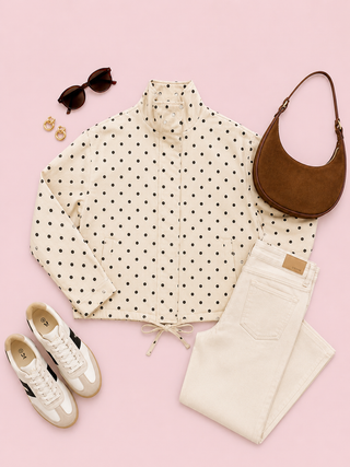 Dot & Dwell Jacket (Ecru)