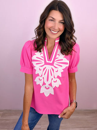 Signature Touch Top (Pink)