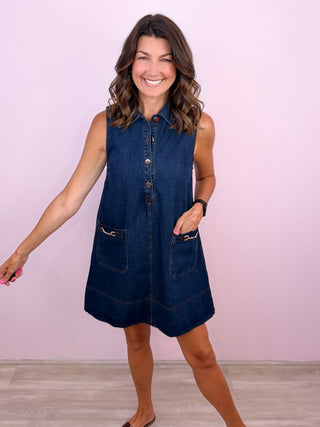 Easy Living Dress (Denim)
