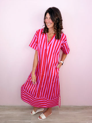 Bold Moves Midi Dress