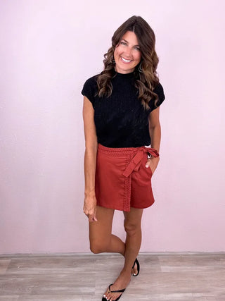 Haute Style Wrap Skort