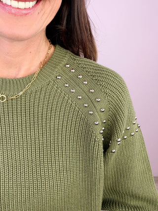 Added Edge Sweater (Olive)