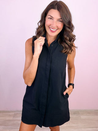 Signature Shift Dress (Black)