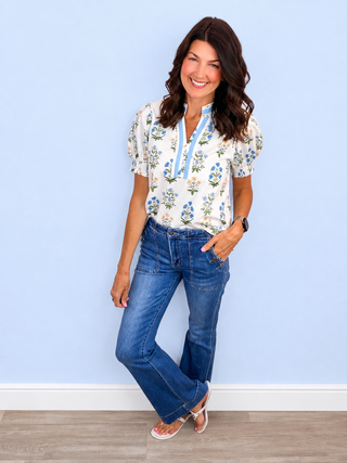 Soft Blooms Top