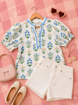 Soft Blooms Top