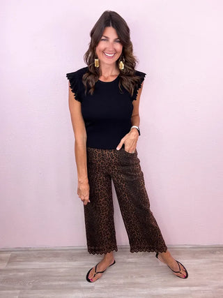 Chic Instincts Leopard Pants
