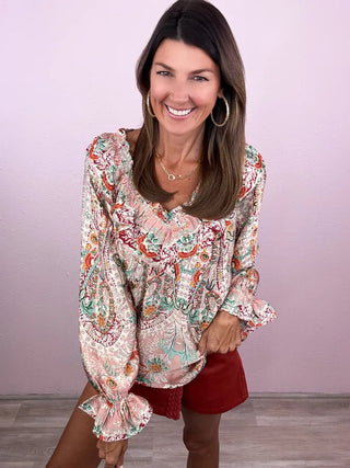 Paisley Perfect Top