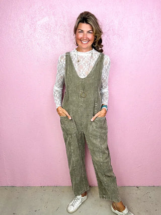 Latest Obsession Corduroy Overalls
