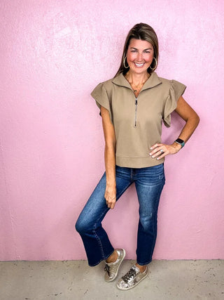 RISEN HR Ankle Flare Denim