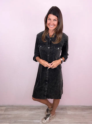 Stone Washed Corduroy Shifter