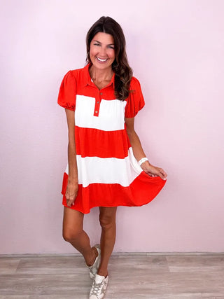 Sideline Sweetheart Dress