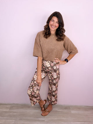 Everyday Luxe Knit Top (Taupe)