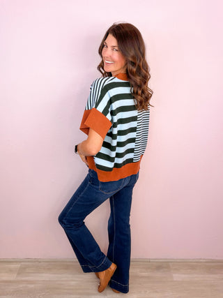 RISEN Tummy Control Flare Denim