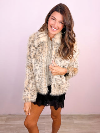 LOVESTITCH® Ayana Faux Fur Jacket
