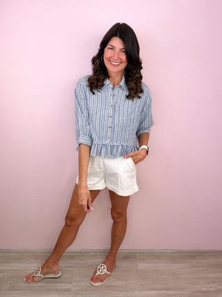 Rosé All Day Ruffle Top