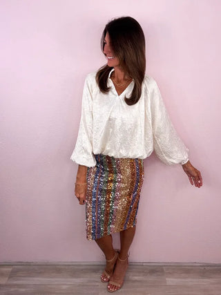 Coachella Sequin Skirt