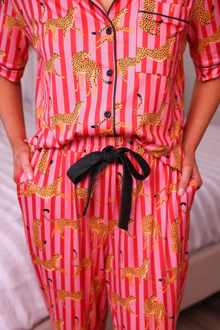 Savanna Soirée Ruffle Pajama Set