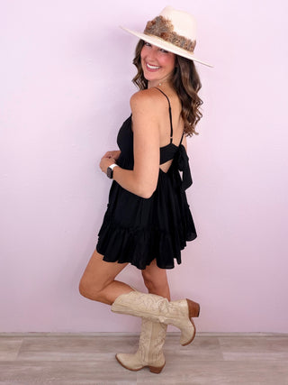 Simply Chic Tiered Dress With Hidden Shorts