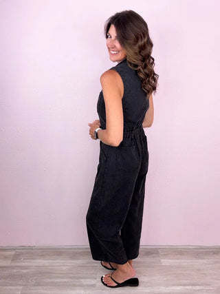 Much Needed Denim Jumpsuit