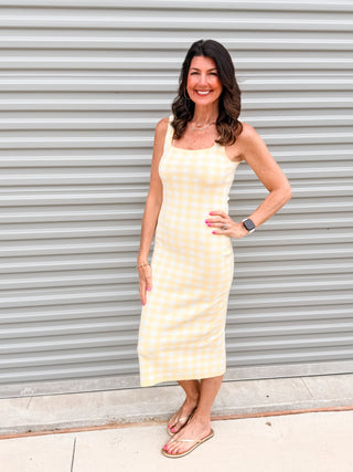 Sweetheart Picnic Midi Dress