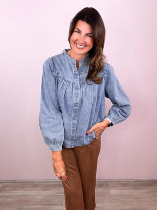 Updated Style Denim Top