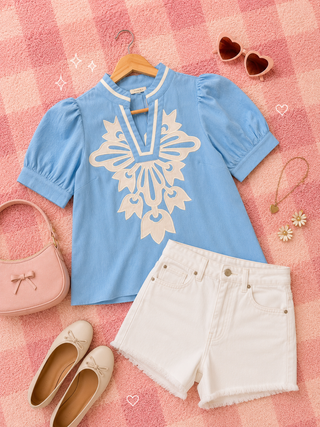 Signature Touch Top (Blue)