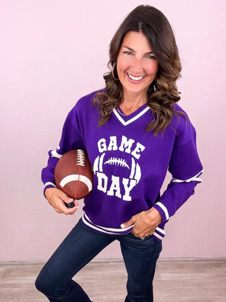 Game Day Varsity Sweater