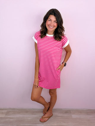Simple Agenda Dress (Pink)