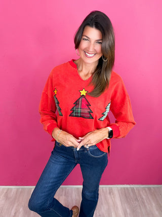 Merry Tree Vibes Pullover