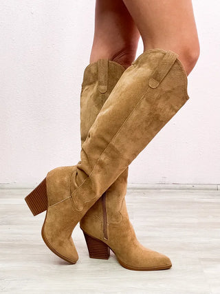 Barcelona Knee High Western Boots