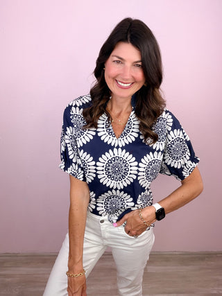 Coastal Medallion Top