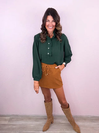 Well Loved Ribbed Skort